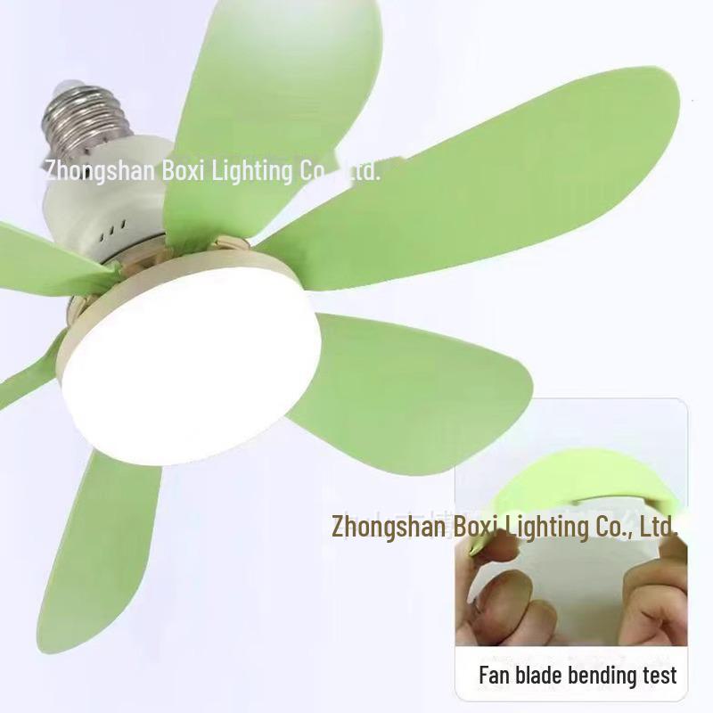 E27 Умный бесшумный потолочный вентилятор для спальни и ресторана