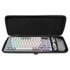 Linkidea Hard Travel Case Compact Keyboard and Mouse Computer 84 Key Keyboard Carrying Case Protective Storage Box Compatible with ASUS ROG Azoth 75%