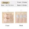 36/30/24/15/8 Grids Double-Side Underwear Socks Bra Organizer Multifunctional Washable HangingMesh Bag Clothes Divider Case