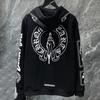 8630 CHROME HEARTS New Spring and Autumn Plus-size Thin Style Classic Style Logo Hooded Sweatshirt for Couples