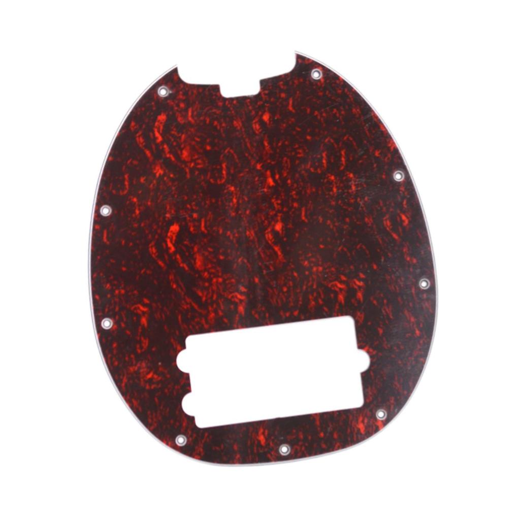 Bass Pickguard 9 Hole Accessory Protection Replacements PVC Bass Guitar Pickguard