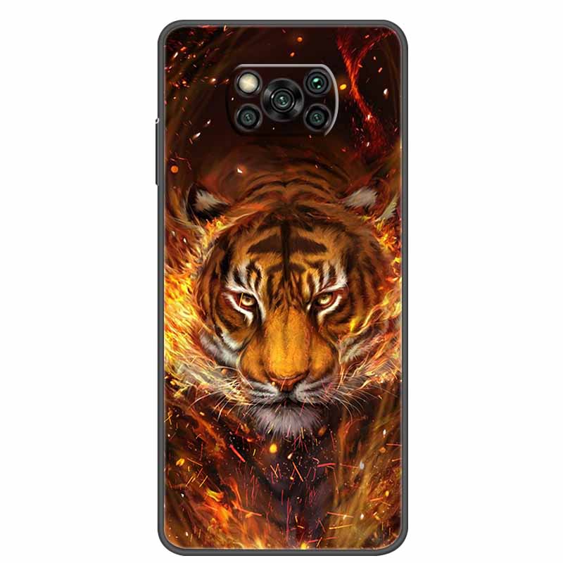 Чехол для Poco X3 Pro Крутой Силиконовый ТПУ Мягкий Печатный Чехол для Телефона Для Xiaomi Poco X3 NFC Чехол Funda Pocophone X3 Pro PocoX3 Pro Capa