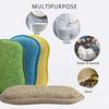 3 Pcs Kitchen Cleaning Sponge for Dish Non-Scratch Microfiber Sponge Scrubber Kitchen Home Cleaning Pot Pan Dish Washer Sponge
