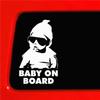 14x9 см BABY ON BOARD крутые задние светоотражающие солнцезащитные очки для детей, автомобильные наклейки, предупреждающие наклейки