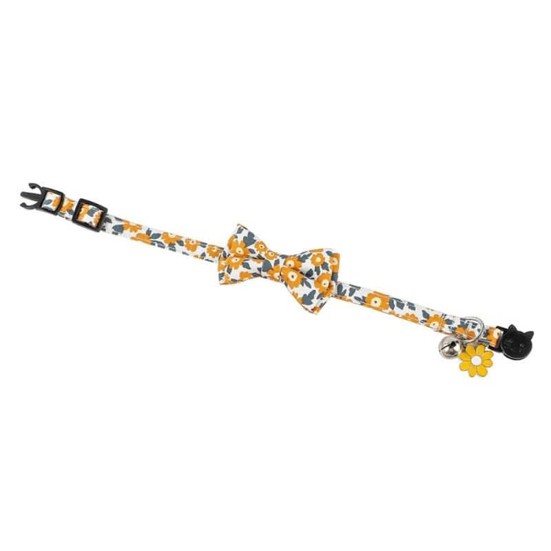 Breakaway Collar Flower Printed Collar for Cat Spring Outdoor Photography