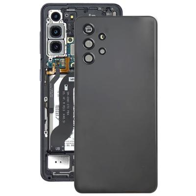 Для Samsung Galaxy A32 4G задняя крышка аккумулятора с крышкой объектива камеры (черный)
