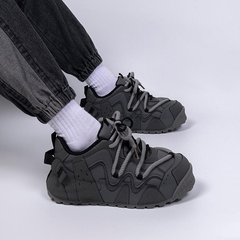 Глобальные туфли на толстой подошве ZHQ68272 весенние мужские легкие и удобные трендовые туфли универсальные и взрывные туфли-хлебцы