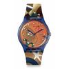 Swatch MIRO'S WOMEN & BIRD IN THE MOONLIGHT SO29Z136 Blue Watch