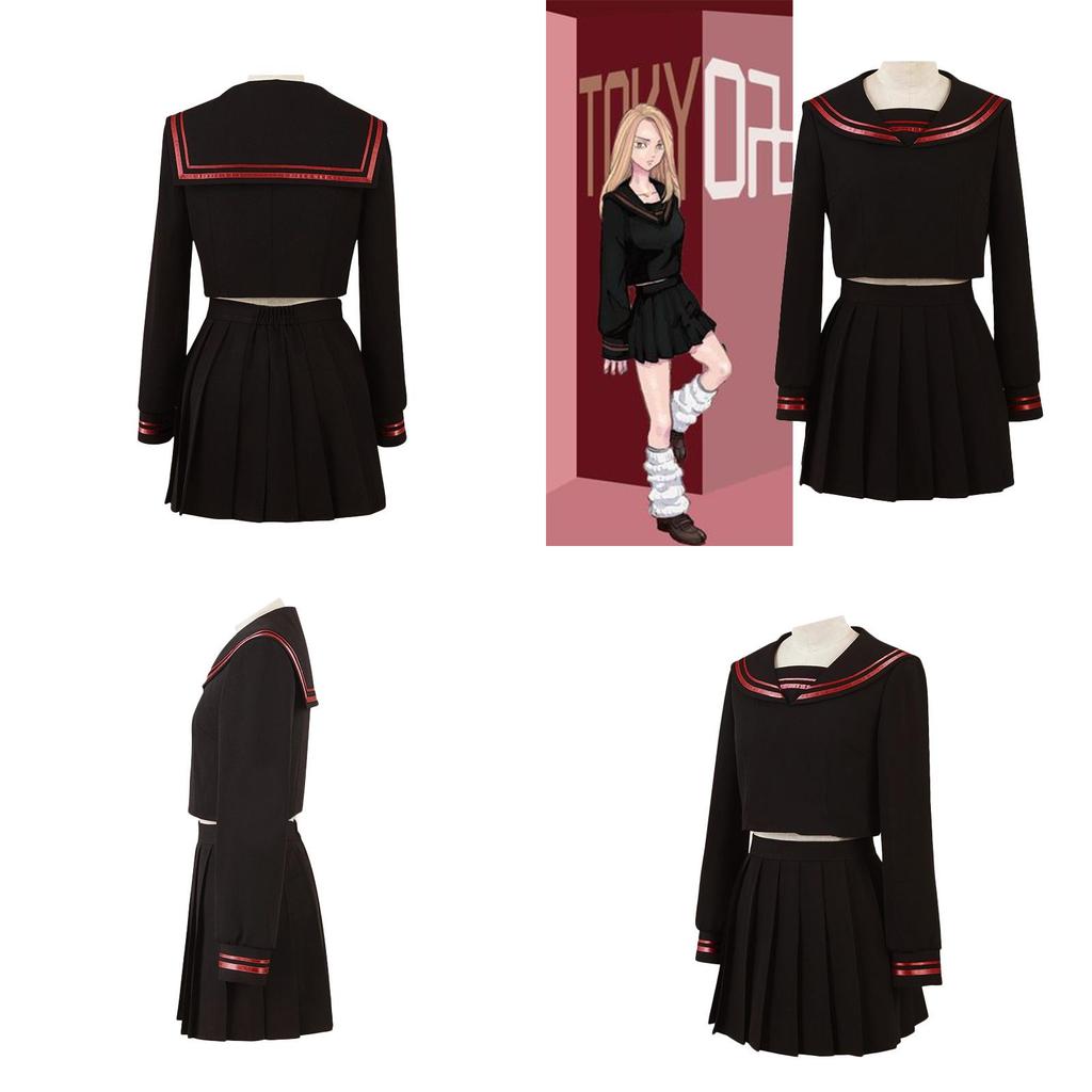 Косплей школьницы в японском стиле с нашим костюмом для косплея «Токийские мстители»