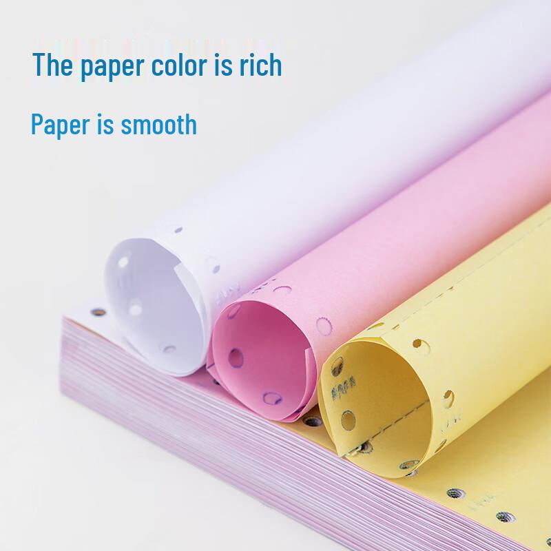 Deli N241-4C 4-Part Colored Computer Printing Paper