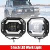 Рабочий свет дальнего/ближнего света 12 В водонепроницаемый для скрытого монтажа для внедорожника Jeep Truck Off Road 4X4 Автомобильный светодиодный прожектор 5 дюймов