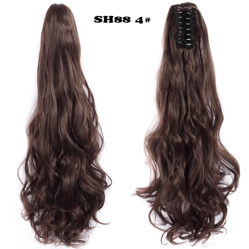 MERISIHAIR Зажим для наращивания волос на конском хвосте, синтетические волосы для наращивания хвоста для женщин, накладные волосы с конским хвостом, шиньон