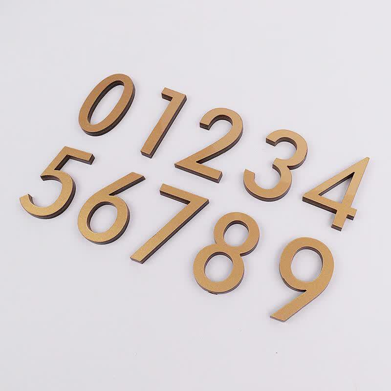 Haisidick 3D Acrylic Number Stickers Set