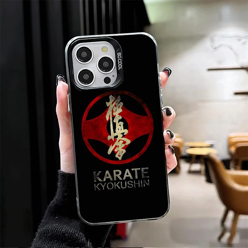 Karate Oyama Kyokushin Shockproof Phone Case for iPhone 17 Air 16 16E 15 Pro Max 14 Plus 13 Mini 12 Back Cover Anti Fall Fundas