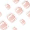 French False Toenails Press On Toenails White Artificial Toenails Full Cover Toe Nails Manicure Art Decoration for Women
