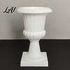 Faux Plant Flowerpot Flower Urn Planter Plastic Pot White Small Overwatering Prevention Planter Urn Elegant Retro
