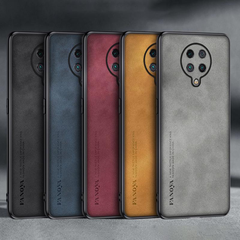 Роскошный чехол из искусственной кожи для Xiaomi Poco F2 Pro Mix 4 Обложка Бизнес-защита Силиконовый чехол для телефона для Redmi K30 Pro K30 Ultra