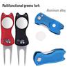 Aluminum Folding Golf Green Fork with Stainless Steel Handle