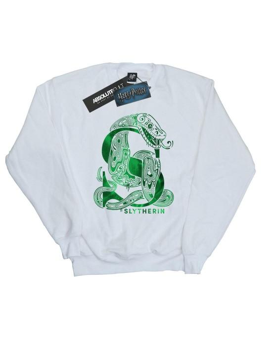 Harry Potter Womens/Ladies Slytherin Snake Sweatshirt