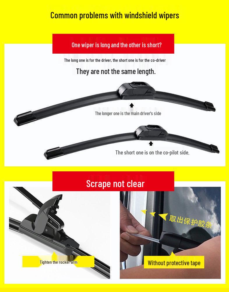 Iveco Daily Front Windshield Frameless Wiper Blade