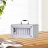 Phone Storage Cabinet Box Aluminum Alloy Portable Handle with 2 Keys Office Smartphone