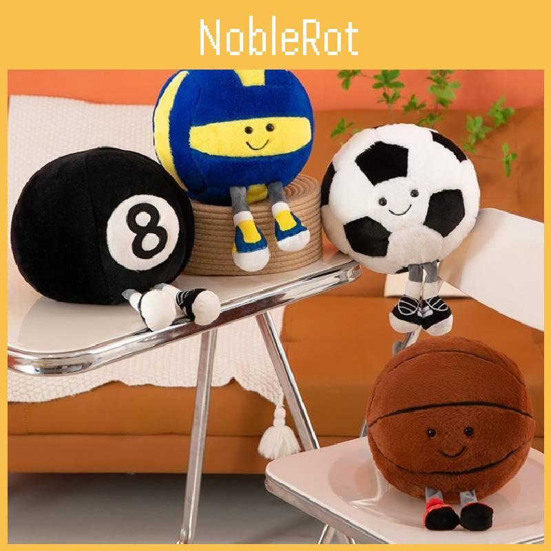 Toys Basketball Plush Cartoon Spherical Shape Motion Fill Doll Pillow Accompany