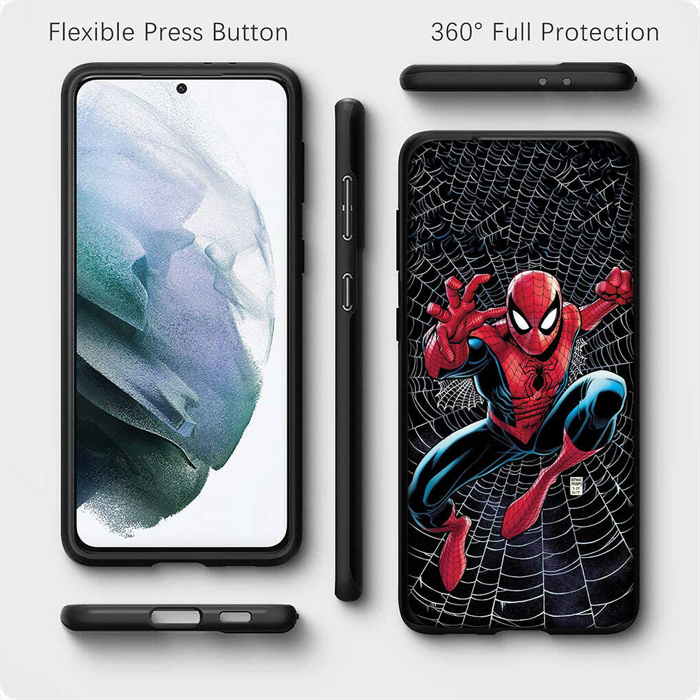 Для iPhone 17 15 Xiaomi Poco F7 F8 X7 X6 C85 C75 C71 M8 Redmi Note 14 13 12 11 Pro Max 14C 13C 15C A3 A4 Чехол для телефона Комиксы Человек-паук Marvel Человек-паук
