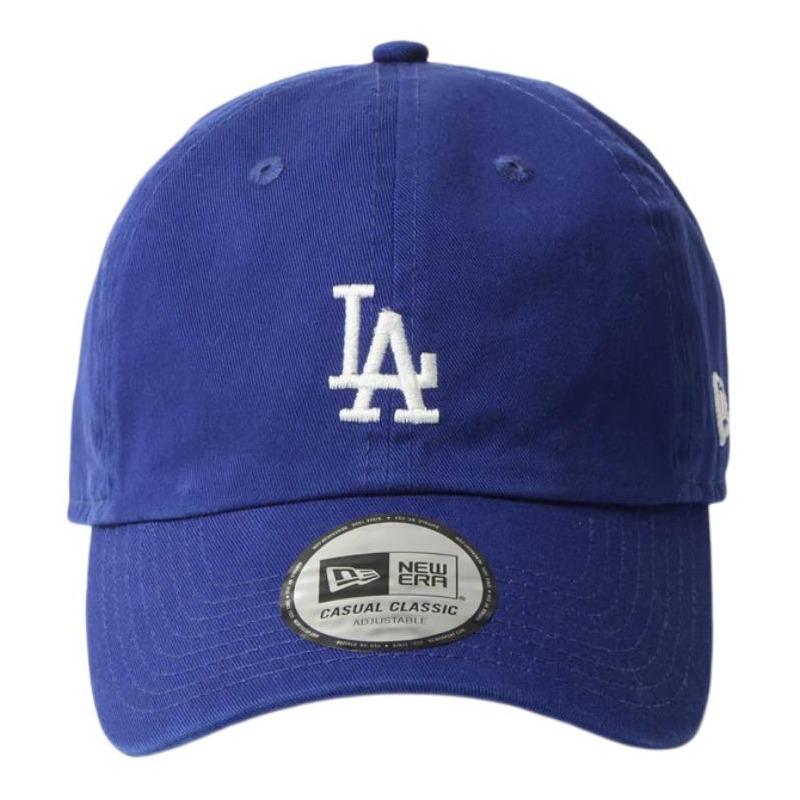 New Era MLB Los Angeles Dodgers Cotton Baseball Cap Unisex Couple Style Dark Royal Blue 14667726