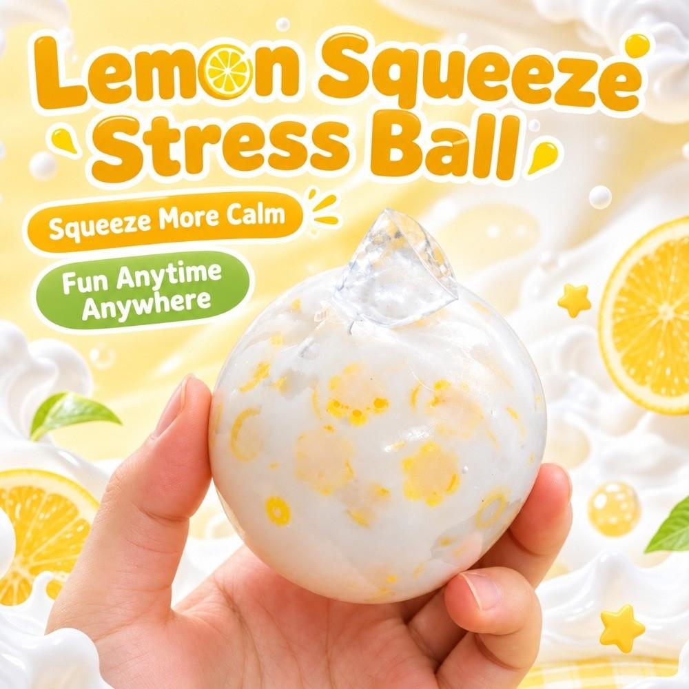 Soft Texture Squeeze Ball Slow Rising Fidget Toy Durable Stress Relief Toy Stress Relief