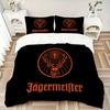 Jgermeister Spirit Drink Print 3Pcs Bedding Setduvet Cover With 2 Bedropillowcase Home Birthday Gift