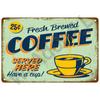 Metal Sign Coffee Tin Sign Posters Wall Decorations Vintage Cafe Retro Club Pub Bar Painting Home Decor Friends Wall Art Plaque