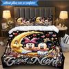 Mic-key 3pcs K-pop music group Bedding set,Ideal for Bedroom, Dormitory,Including Duvet Cover And 2pcs Pillowcases,Fan gifts
