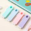 1 шт., цветной ластик Macaron, движущаяся структура, TPR материал, чистящие корректирующие инструменты без пыли, офисная школа