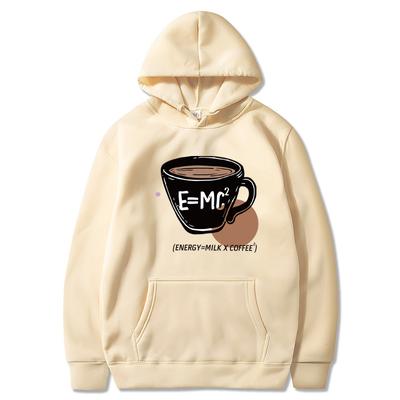 Emc Energy Milk Coffee Hoodies Women Fleece Comfortable warm Hoodie Fashion Casual All Match Hoody Sports Original Basic Clothes