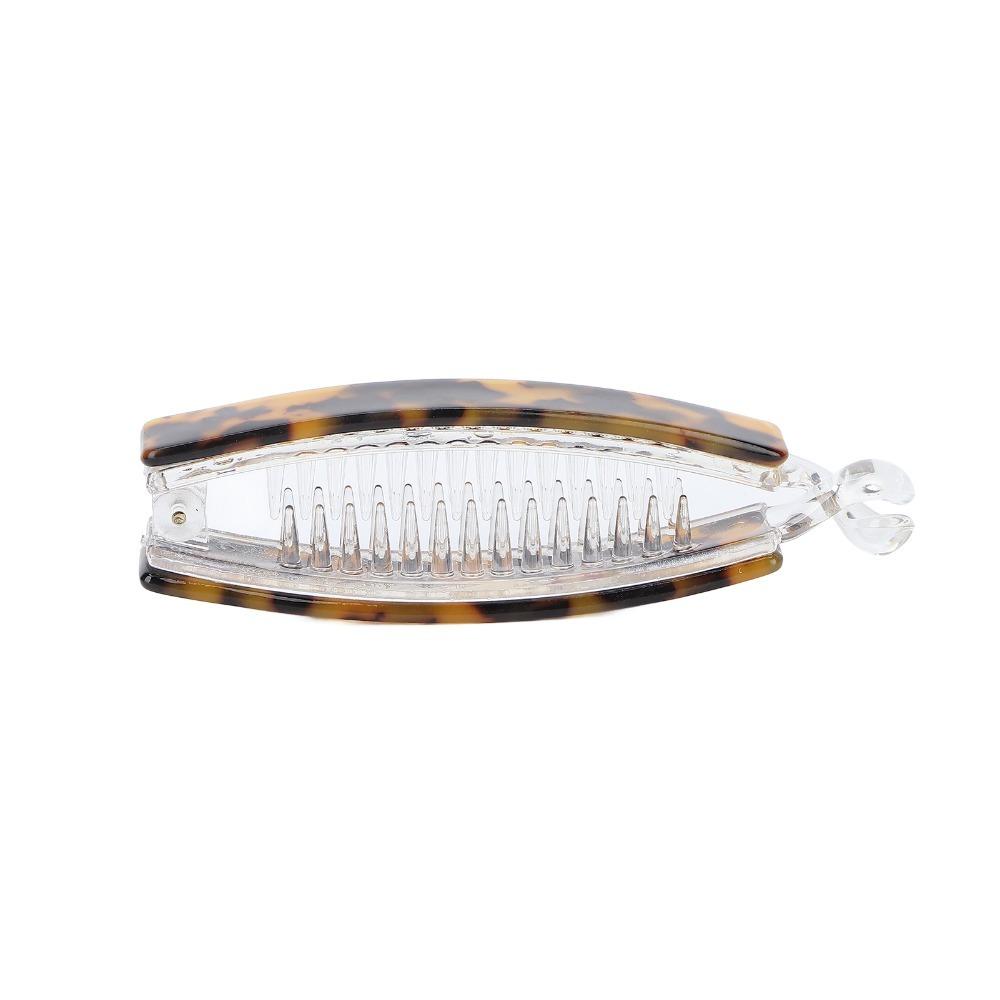 Tortoiseshell Hair Claw Strong Claws Nonslip Hair Clip Volumizing Hair Banana Clip For Women