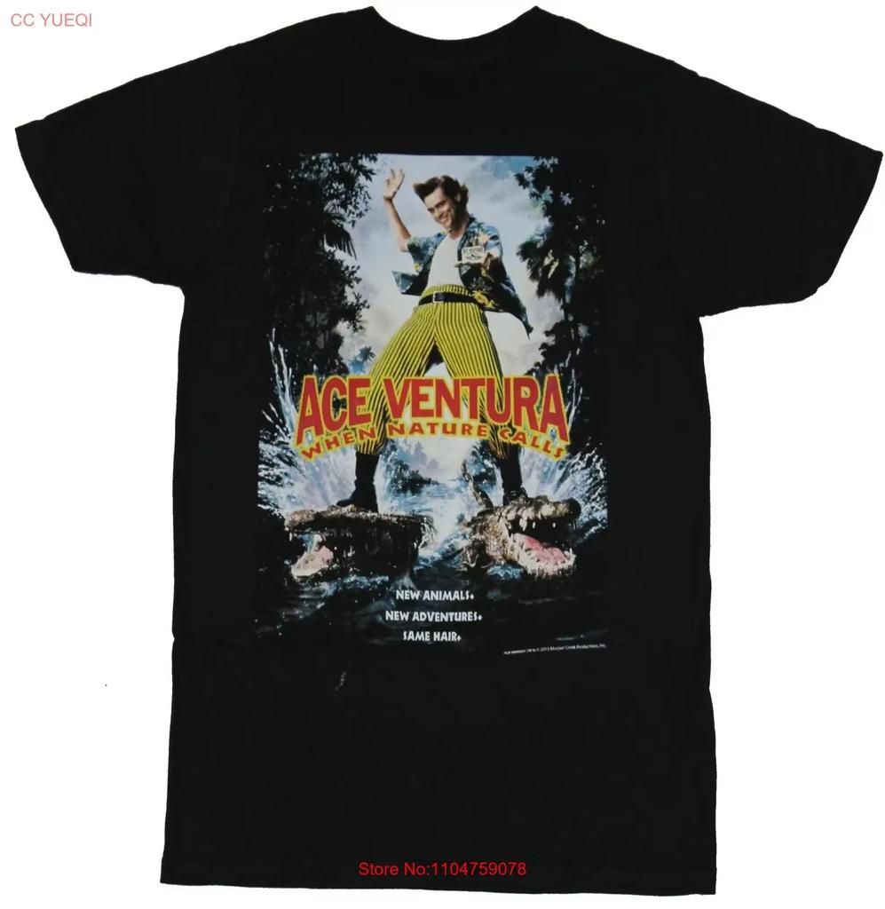 Ace Ventura Mens T Shirt When Nature Calls Movie Poster Image vintage Slightly Top For Everyday Wear homme Unisex