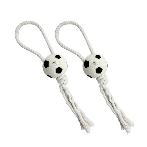 Dingdong Pet Pet Soccer Rope Набор латексных игрушек, 2 шт., 35 см + 38 см, разные цвета, 1 комплект