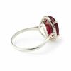 Кольцо из серебра 925 пробы с натуральным красным рубином для женщин, дизайнерское обручальное кольцо для любимой