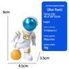 Golden Blue Astronaut Moon Ornament: Creative Space-Themed Decoration and Graduation Gift