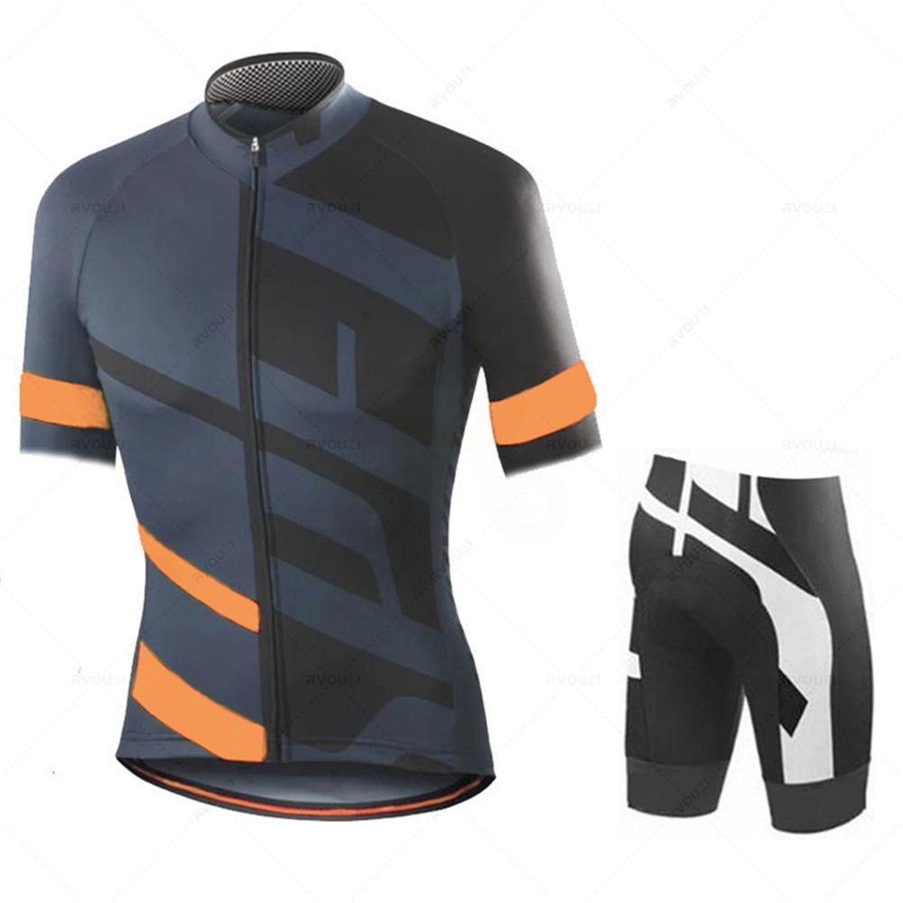 Дышащий Быстросохнущий 2024 Комплект Велоджерси Летняя Одежда Одежда для MTB Велосипеда Униформа Майо Ropa Ciclismo Мужской Велокостюм