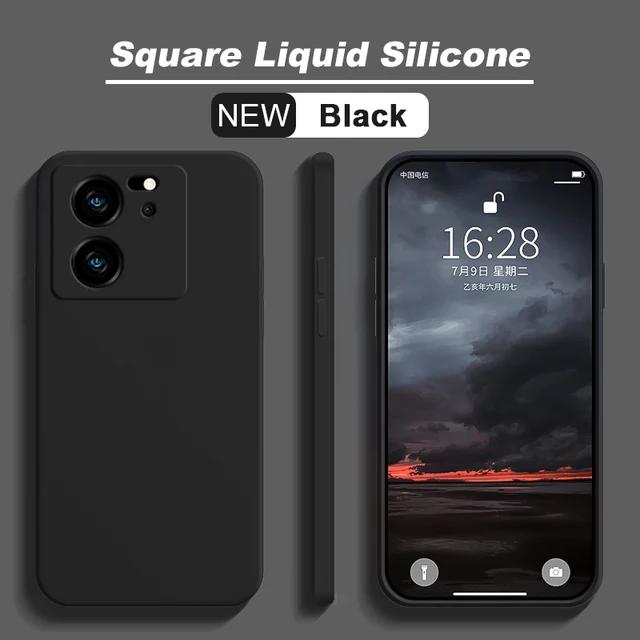 Для Xiaomi 13T 13 T Pro Чехол Квадратный жидкий силиконовый чехол для телефона Xiaomi Mi 13T 13 T Mi13 Mi13T Xiaomi13T Pro Мягкая задняя крышка