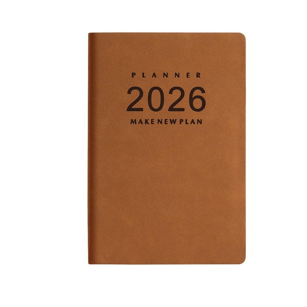 Thick Paper A5 Daily Planner Notebook Wear-resistant Year Planner Notepad Stationery