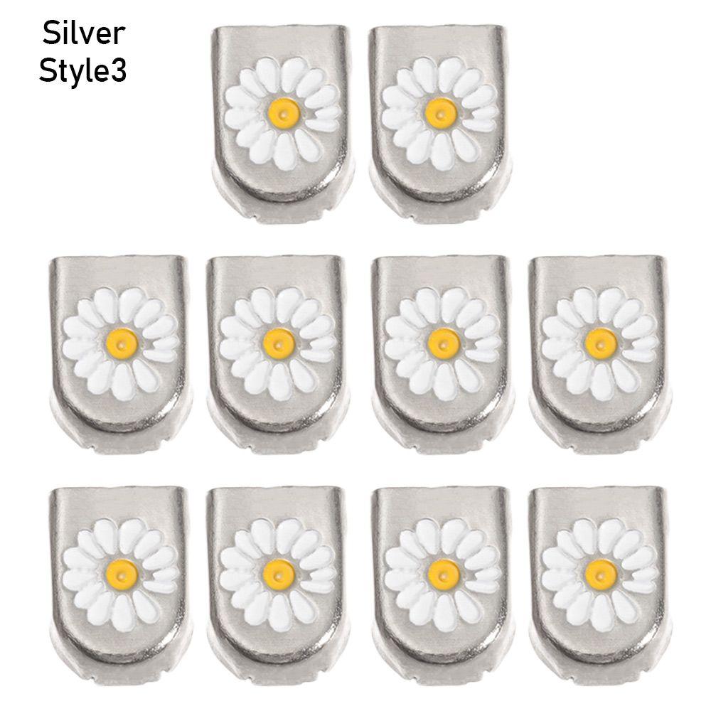 Shoe Decorations Lazy Shoelace Buckle Metal Lace Lock Shoelaces Accessories Shoelaces Tips Head