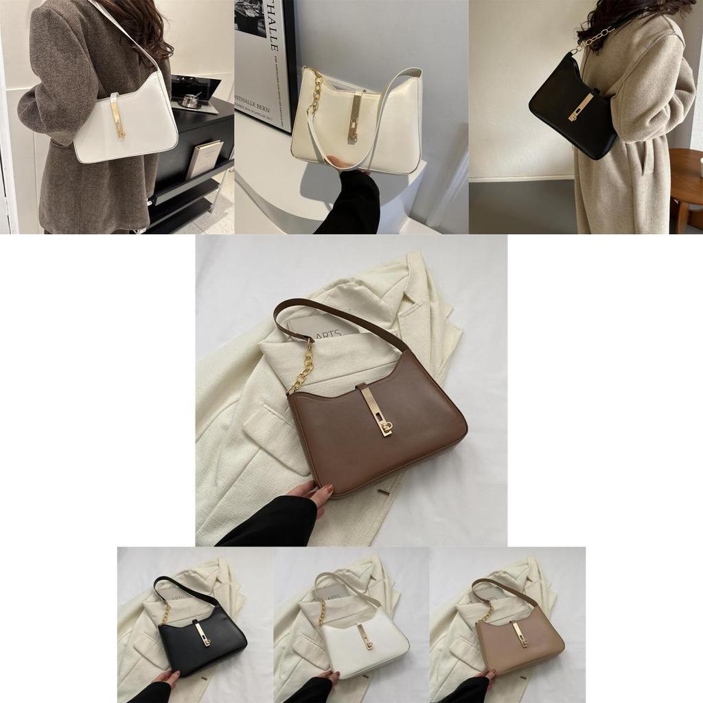 Stylish Korean Pu Shoulder Bag Trendy Fashionable Underarm Bag For Women