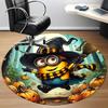 1pc Halloween Minion Chair Carpet for Office Non-Slip, Soft & Comfortable, Carpet for Office, Gaming, Lightweight Round Floor Mat yy251021017