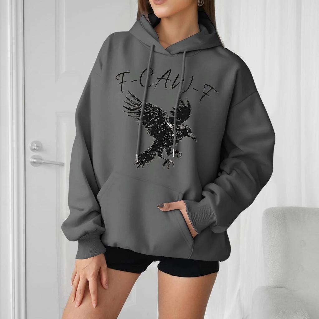 Женская мода, повседневные универсальные повседневные толстовки, топы с длинными рукавами, толстовки