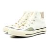 Converse 1970-е Chuck Taylor All Star Удобные и простые Устойчивые к истиранию Высокие холщовые Унисекс Белые