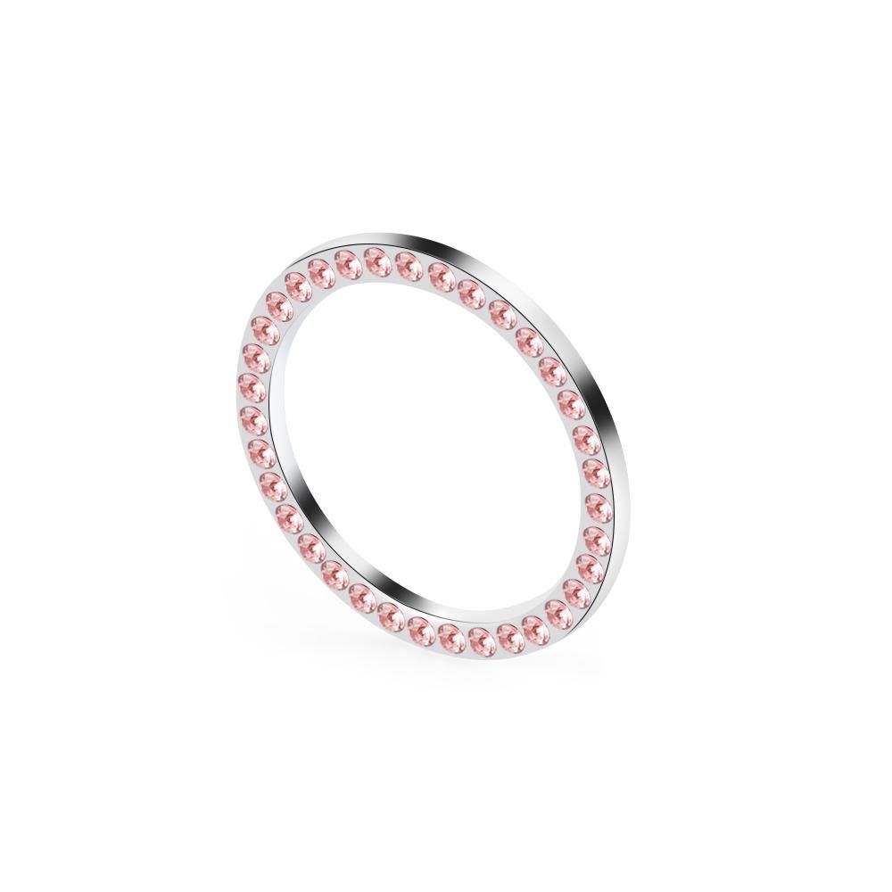 Practical 40mm/1.57" Circle Trim Car Button  Decorative Accessories Start Switch  Diamond Ring