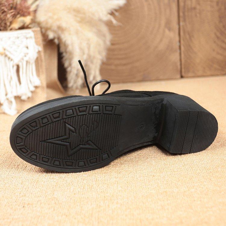 Свободные женские модели Не утомляют ноги Увеличивающие рост Водонепроницаемые Нескользящие Амортизирующие Удобные Модные Универсальные Ботинки на шнуровке