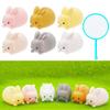 Игрушка для ванной Puka Puka Лежащий кролик 6 цветов x 1 шт. Всего 6 шт. 1 пробный набор золотых рыбок Poi для игрушек для дома и дня рождения Игрушки для ванной Игрушки